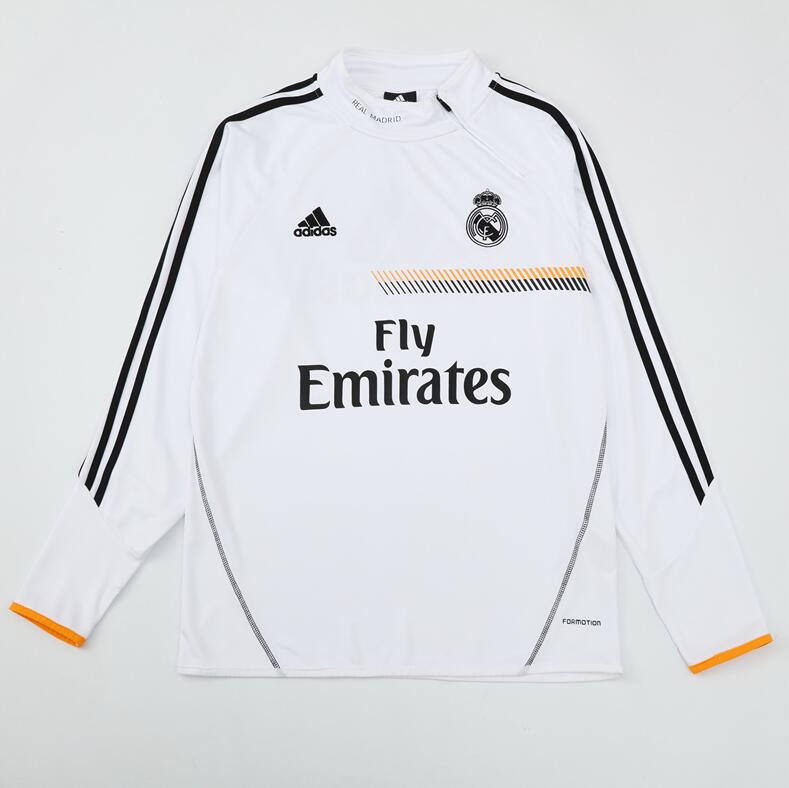Real Madrid 2013-14 - Tracksuit (White, Half-Zip)
