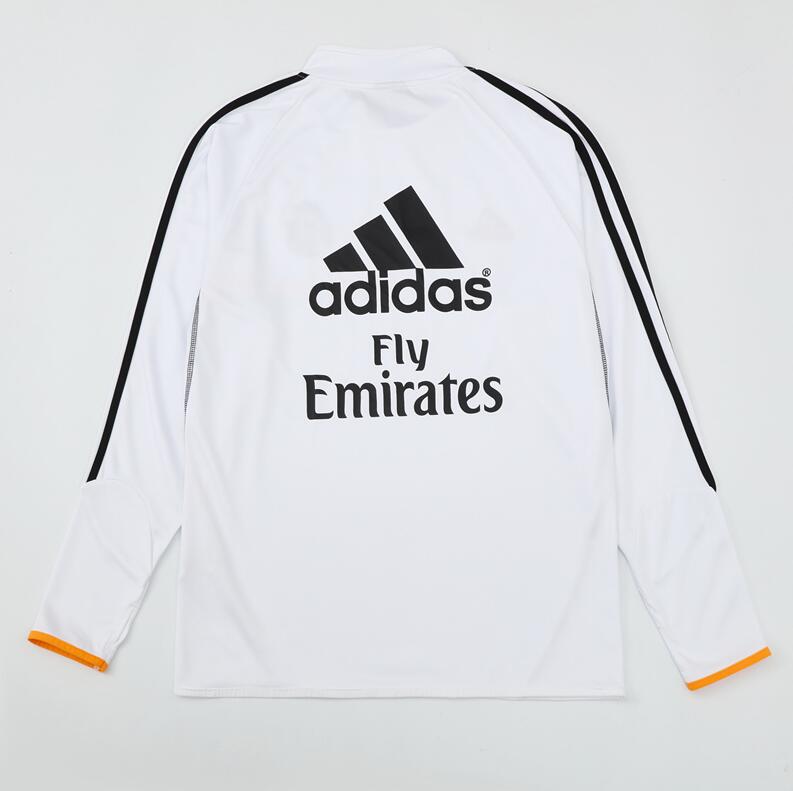 Real Madrid 2013-14 - Tracksuit (White, Half-Zip)