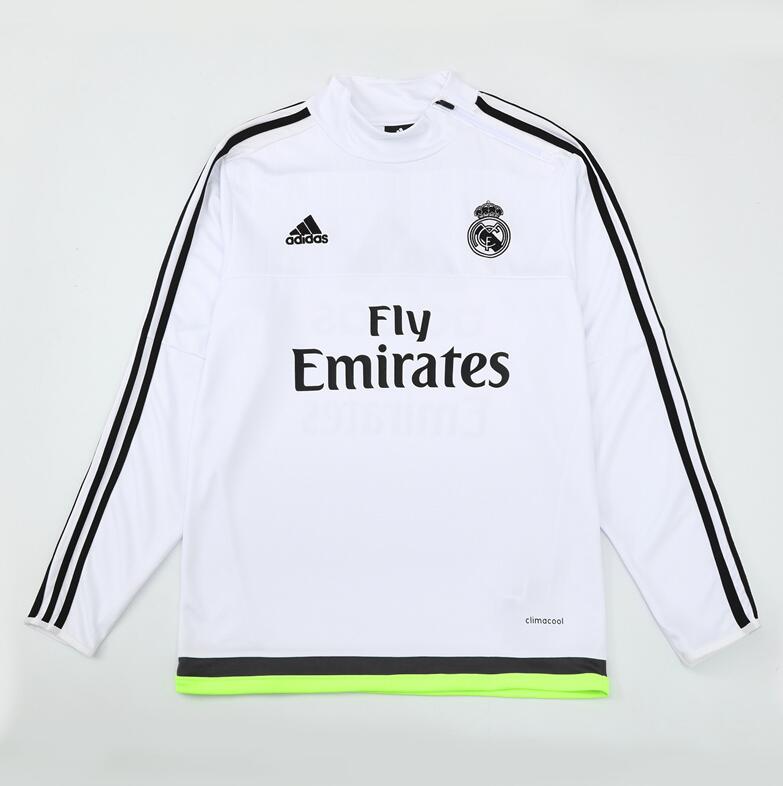 Real Madrid 2015-16 - Tracksuit (White, Half-Zip)