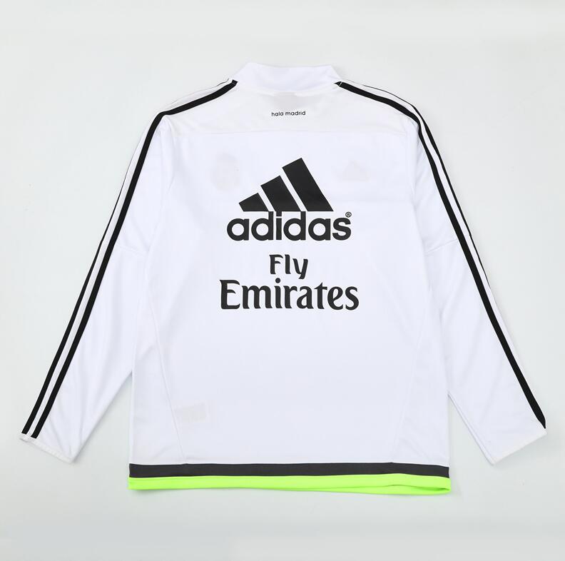 Real Madrid 2015-16 - Tracksuit (White, Half-Zip)