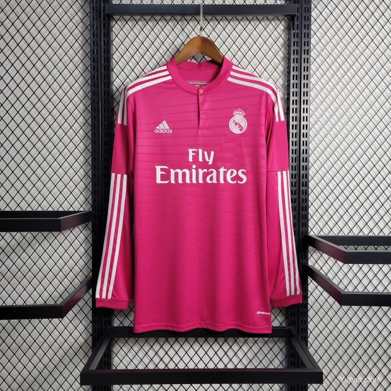 14/15 Real Madrid Retro Long Sleeve - Away Kit