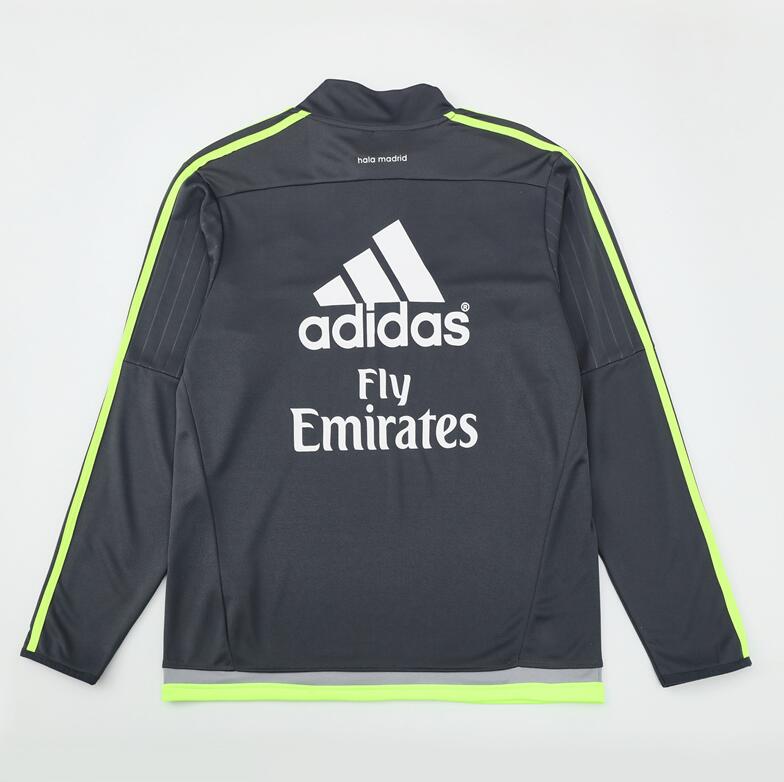 Real Madrid 2015-16 - Tracksuit (Grey, Half-Zip)