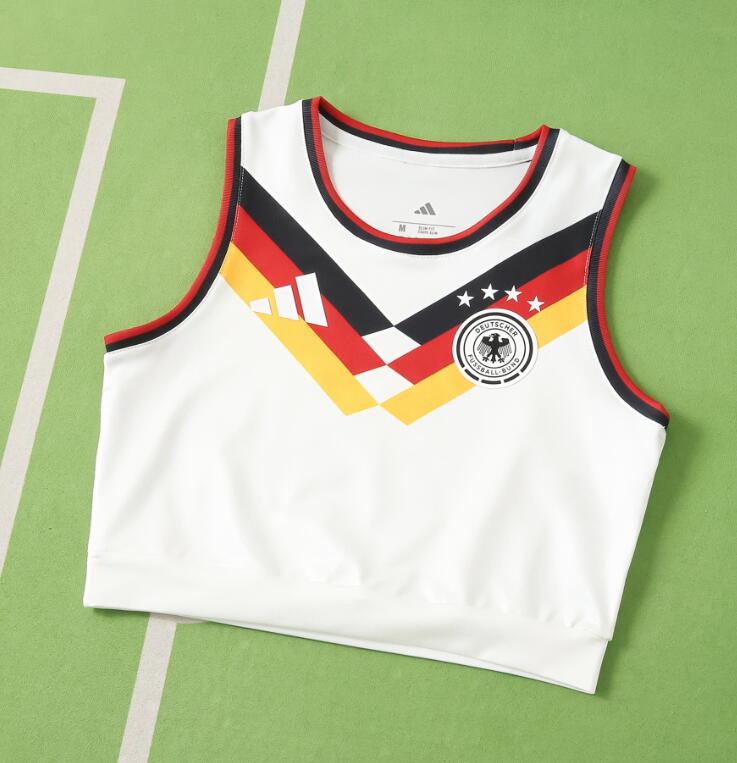 Germany 2026 World Cup - Home Women's Cropped Vest (Fan)