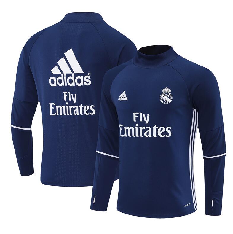 Real Madrid 2016-17 - Tracksuit (Royal Blue, Half-Zip)