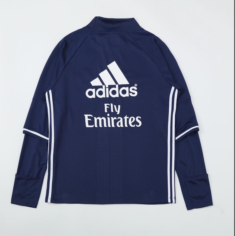 Real Madrid 2016-17 - Tracksuit (Royal Blue, Half-Zip)