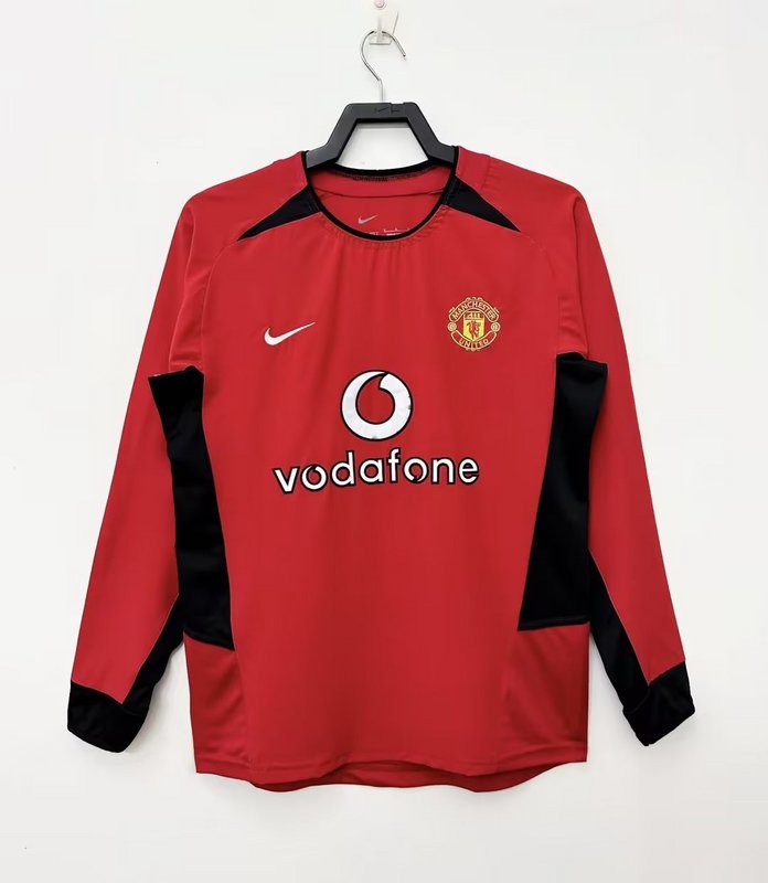 Manchester United 2002-04 Retro - Home (Long Sleeves)