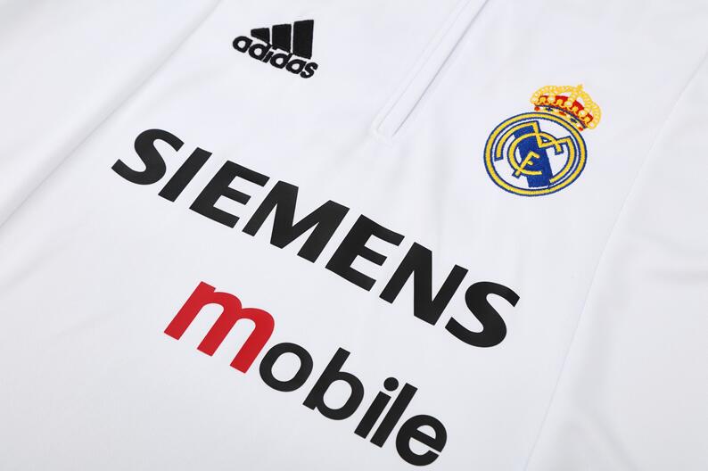 Real Madrid 2004-05 - Tracksuit (White, Half-Zip)