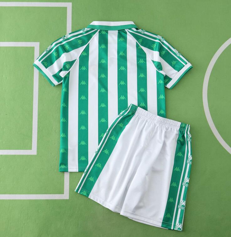 Real Betis 1995-97 Retro - Home Kids Kit