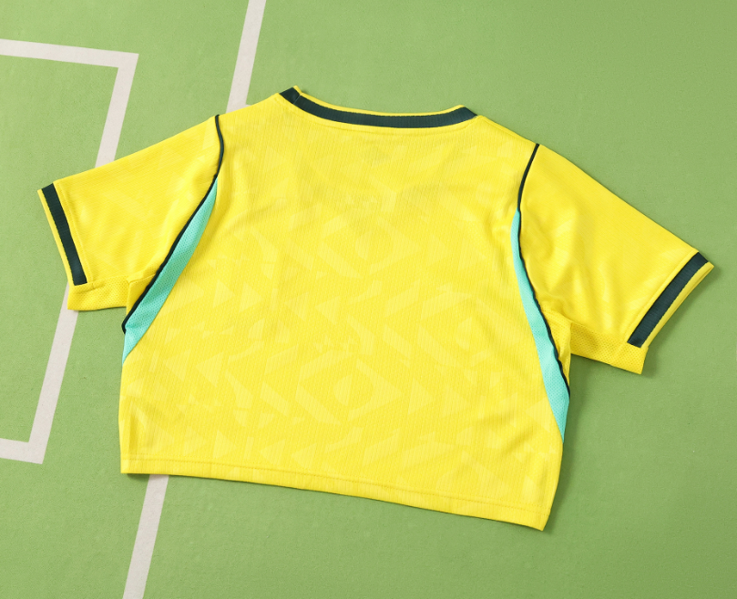 Brazil 2026 World Cup - Home Women's Cropped (Fan)