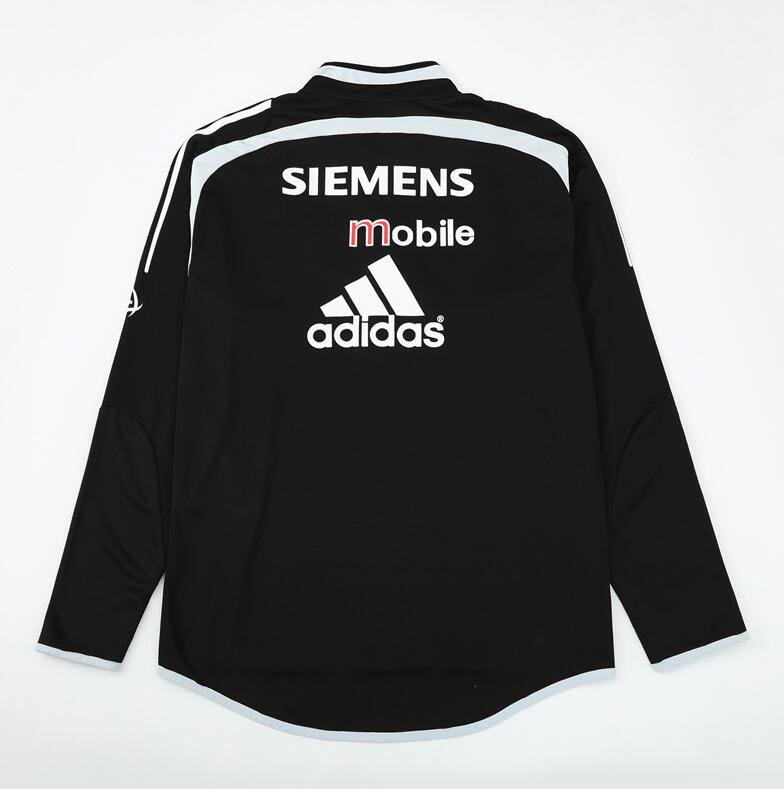 Real Madrid 2004-05 - Tracksuit (Black, Half-Zip)