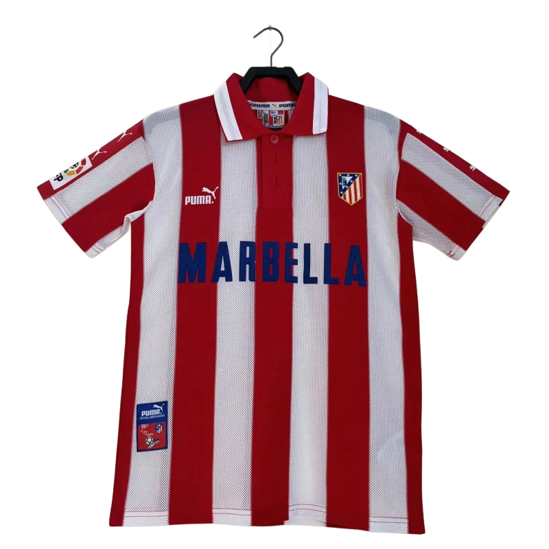 97/98 Atletico Madrid Retro - Home Kit