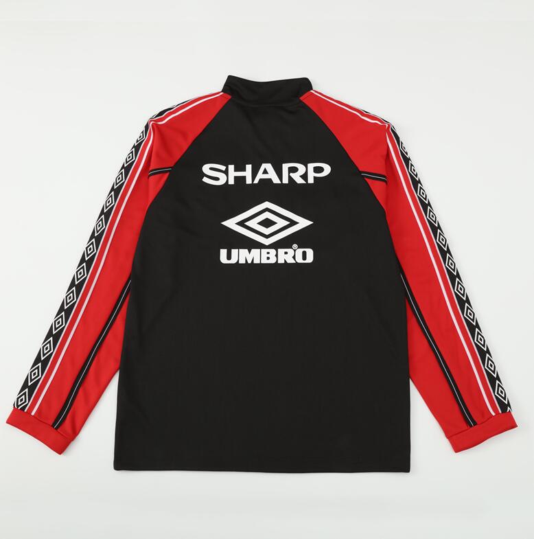 Manchester United 1998-99 - Tracksuit (Black, Half-Zip)