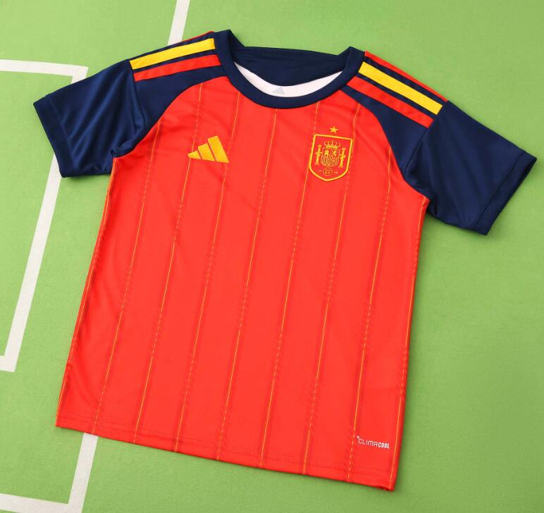 Spain 2026 World Cup - Home Kids Kit