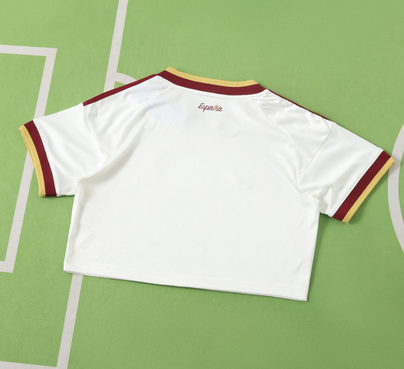 Spain 2026 World Cup - Away Women Cropped (Fan)