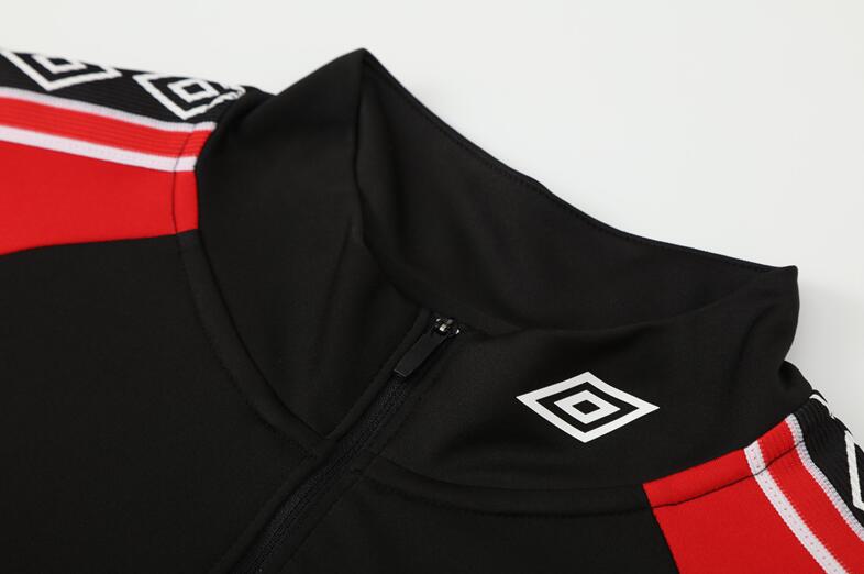 Manchester United 1998-99 - Tracksuit (Black, Half-Zip)