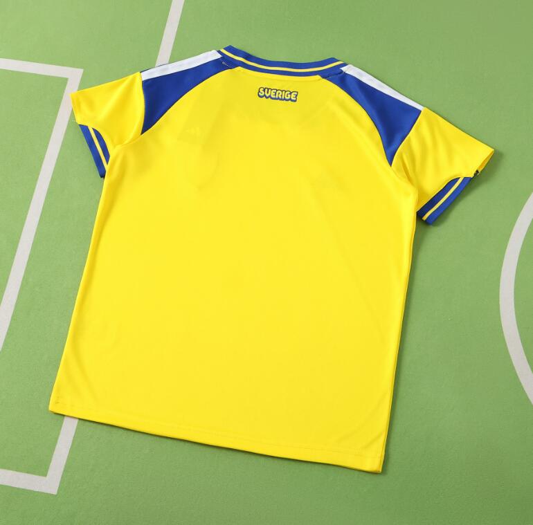 Sweden 2026 World Cup - Home Kids Kit