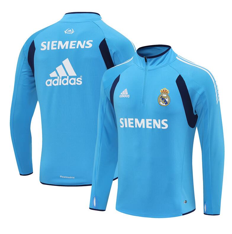Real Madrid 2005-06 - Tracksuit (Light Blue, Half-Zip)