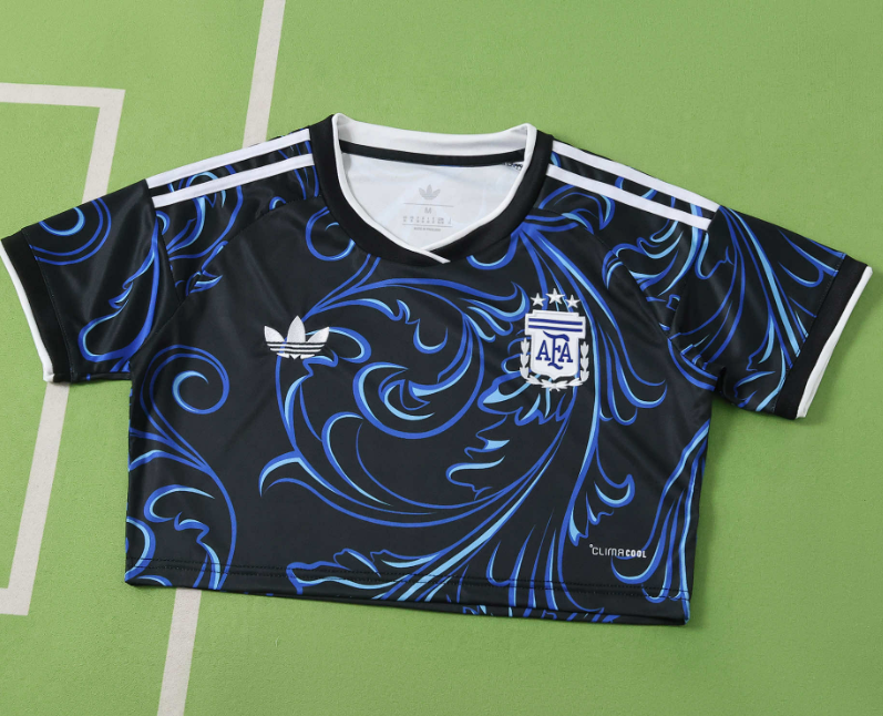 Argentina 2026 World Cup - Away Women Cropped (Fan)