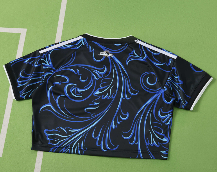 Argentina 2026 World Cup - Away Women Cropped (Fan)