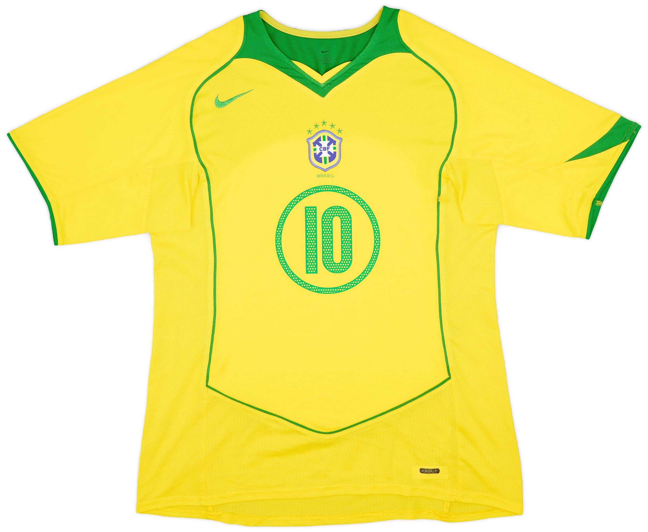 2004 Brazil Retro - Home Kit