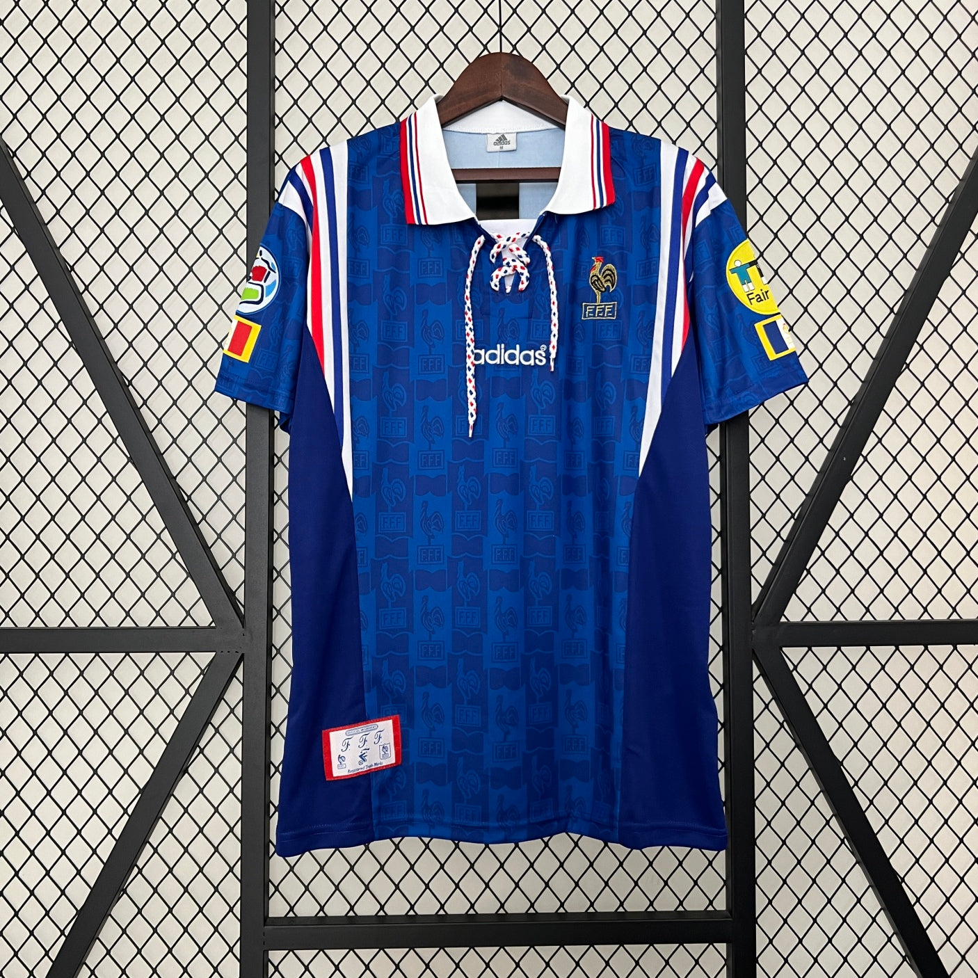 Maillot rétro France domicile 1996