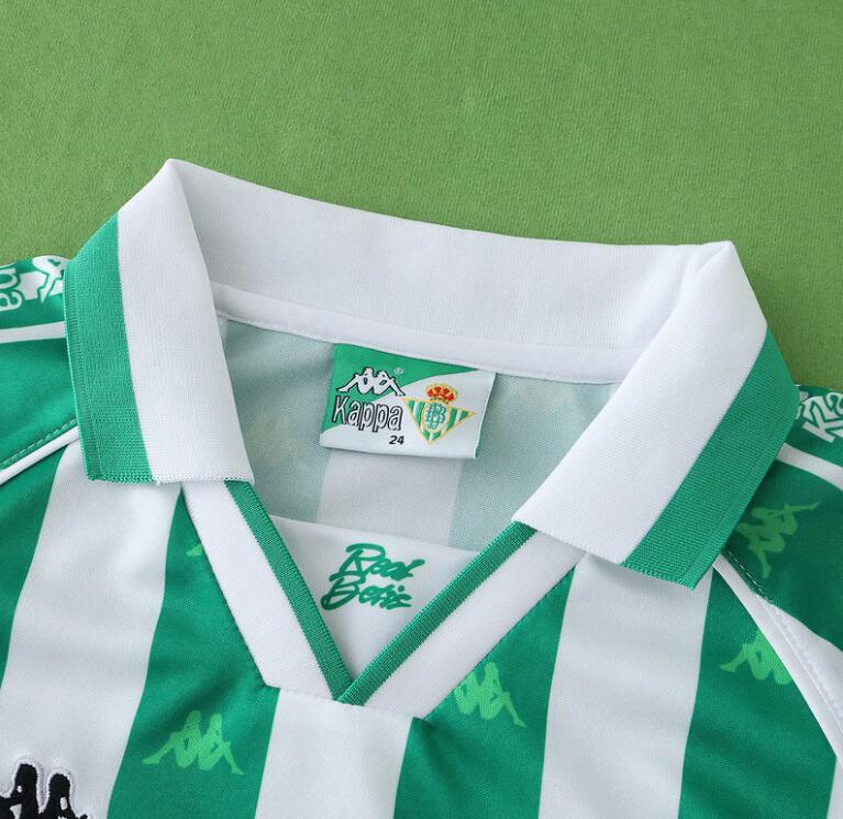 Real Betis 1995-97 Retro - Home Kids Kit