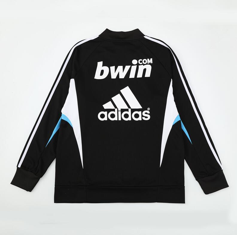 Real Madrid 2008-09 - Tracksuit (Black, Half-Zip)
