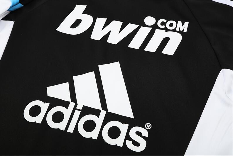Real Madrid 2008-09 - Tracksuit (Black, Half-Zip)