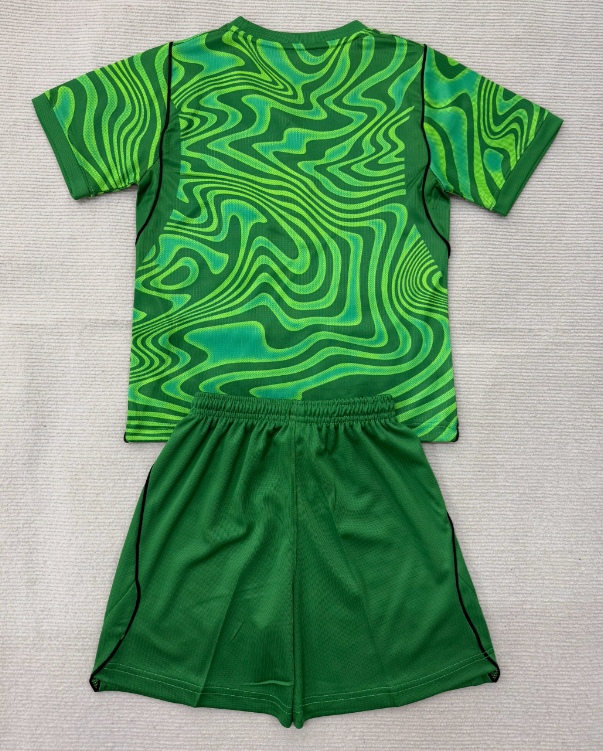Brazil 2026 World Cup - Goalkeeper Kids Kit (Green)