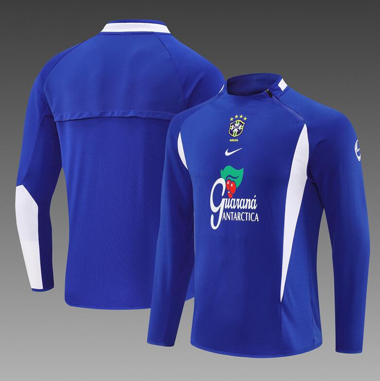 Brazil 2002 Retro - Tracksuit (Blue)