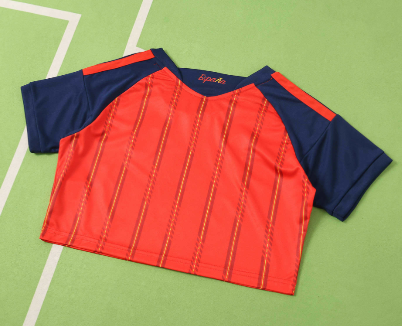 Spain 2026 World Cup - Home Women's Cropped (Fan)