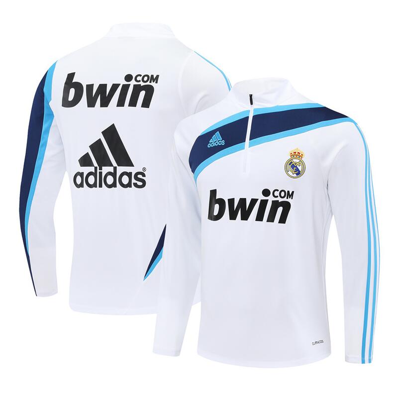 Real Madrid 2009-10 - Tracksuit (White, Half-Zip)