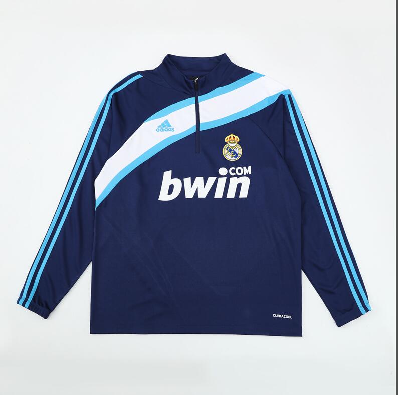 Real Madrid 2009-10 - Tracksuit (Blue, Half-Zip)