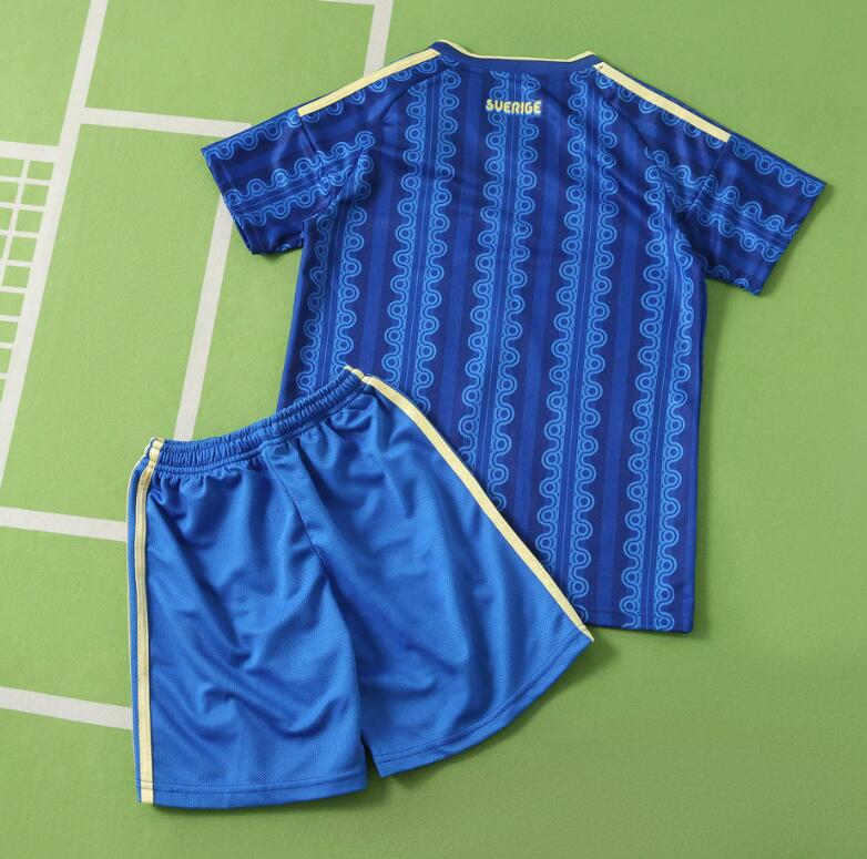 Sweden 2026 World Cup - Away Kids Kit