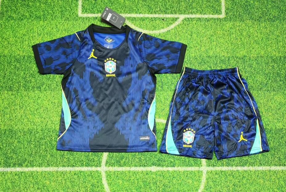 Brazil 2026 World Cup - Away Kids Kit