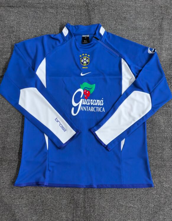 Brazil 2002 Retro - Tracksuit (Blue)