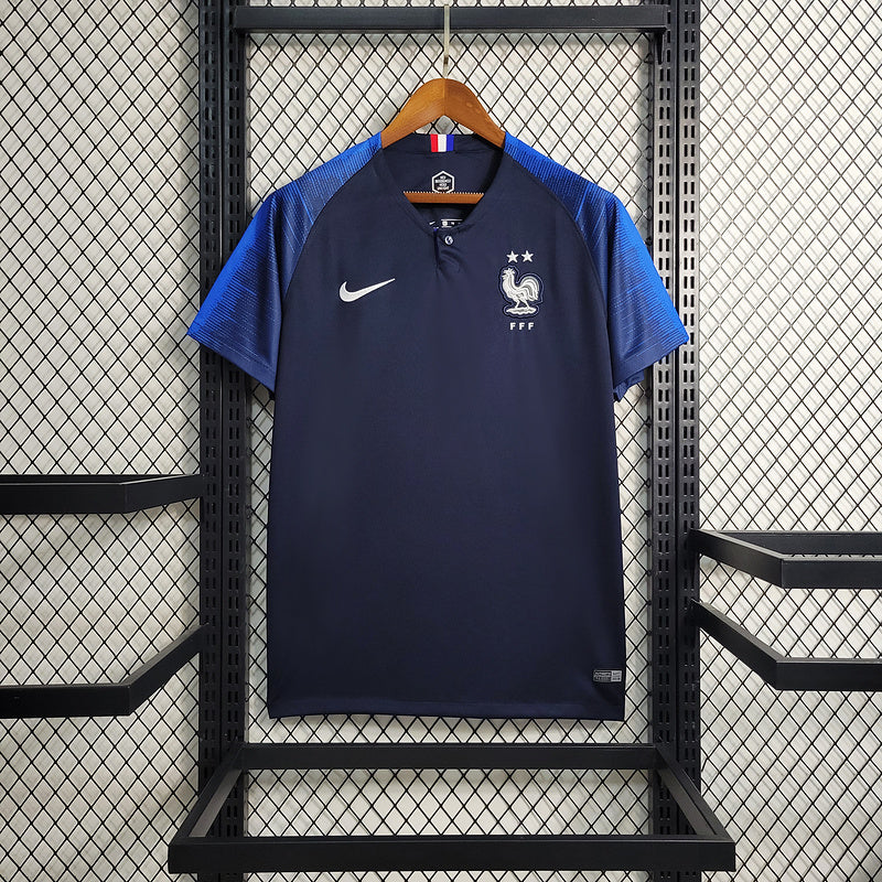 Maillot rétro domicile France 2018