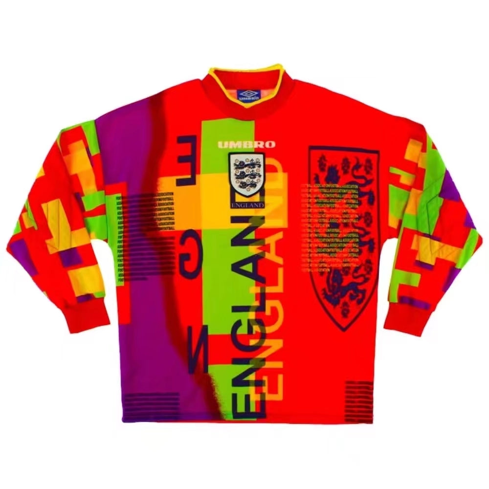 1996 England Retro - Goalkeeper Kit