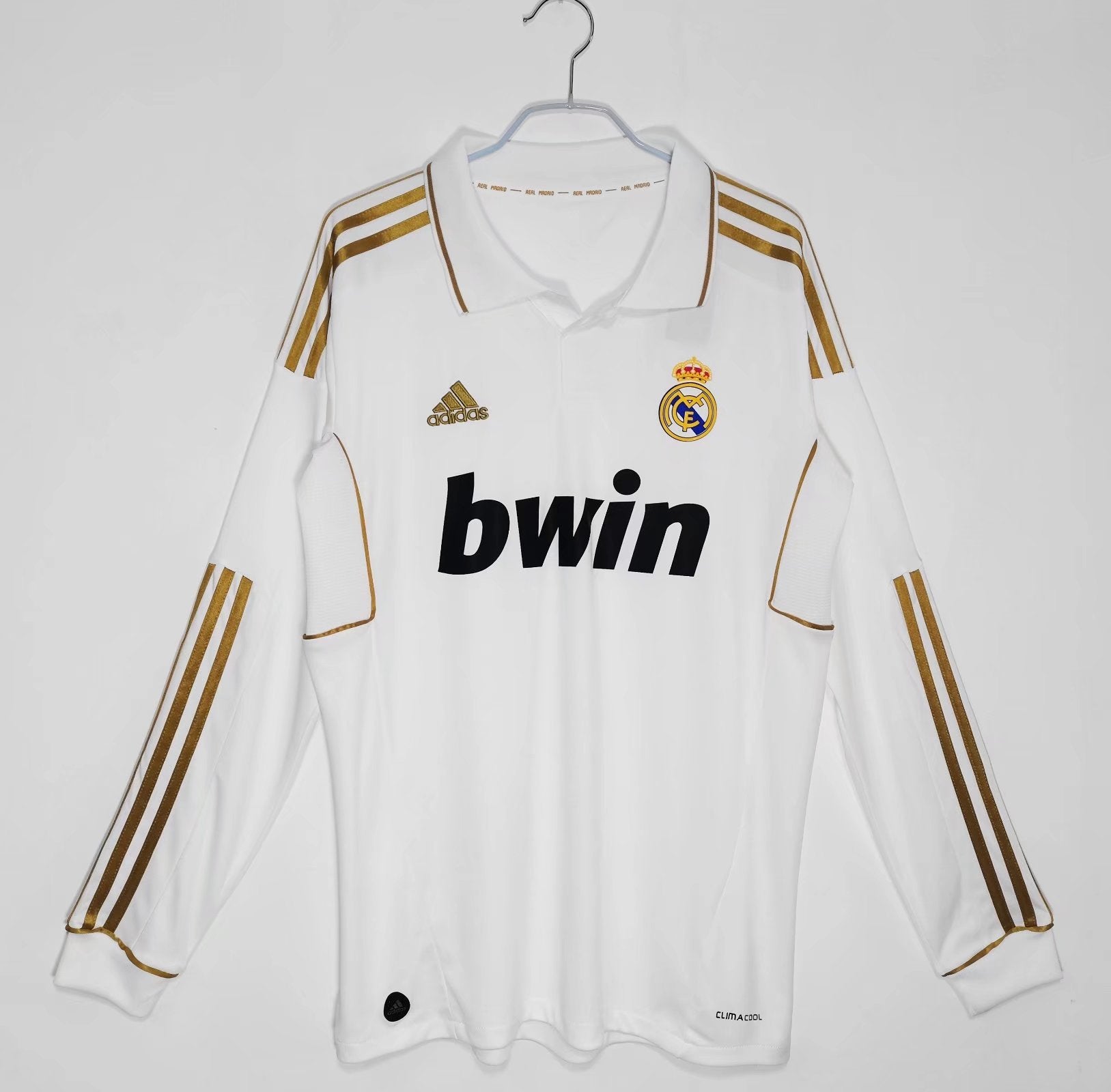 11/12 Real Madrid Retro Long Sleeve - Home Kit