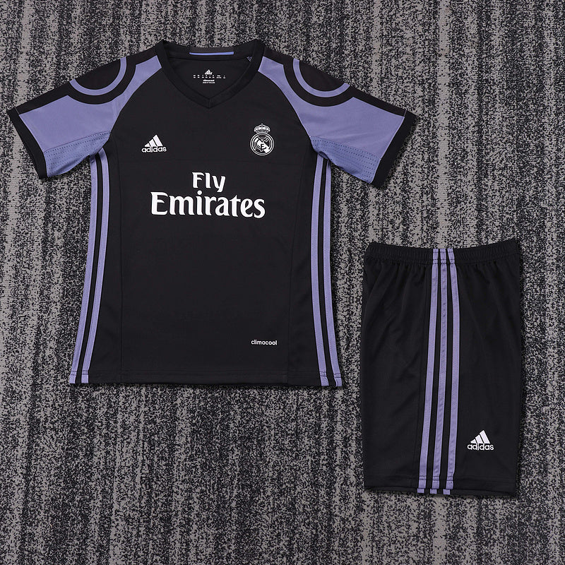 Real Madrid 2016-17 Retro - Third Kids Kit