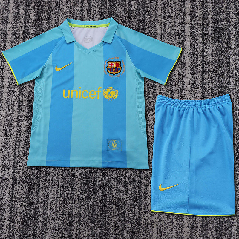 Barcelona 2007-08 Retro - Away Kids Kit