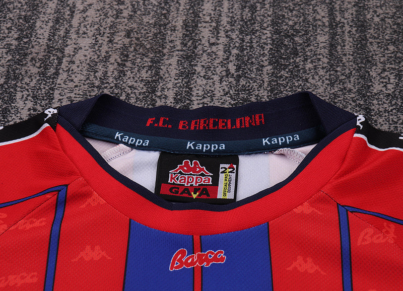 Barcelona 1997-98 Retro - Home Kids Kit