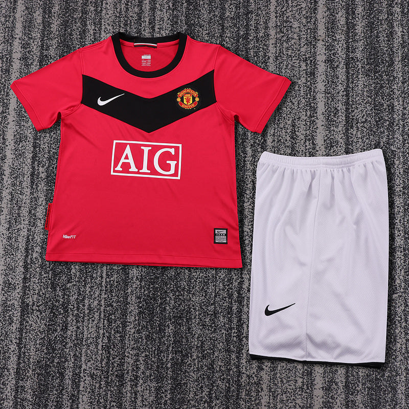 Manchester United 2010 Retro - Home Kids Kit