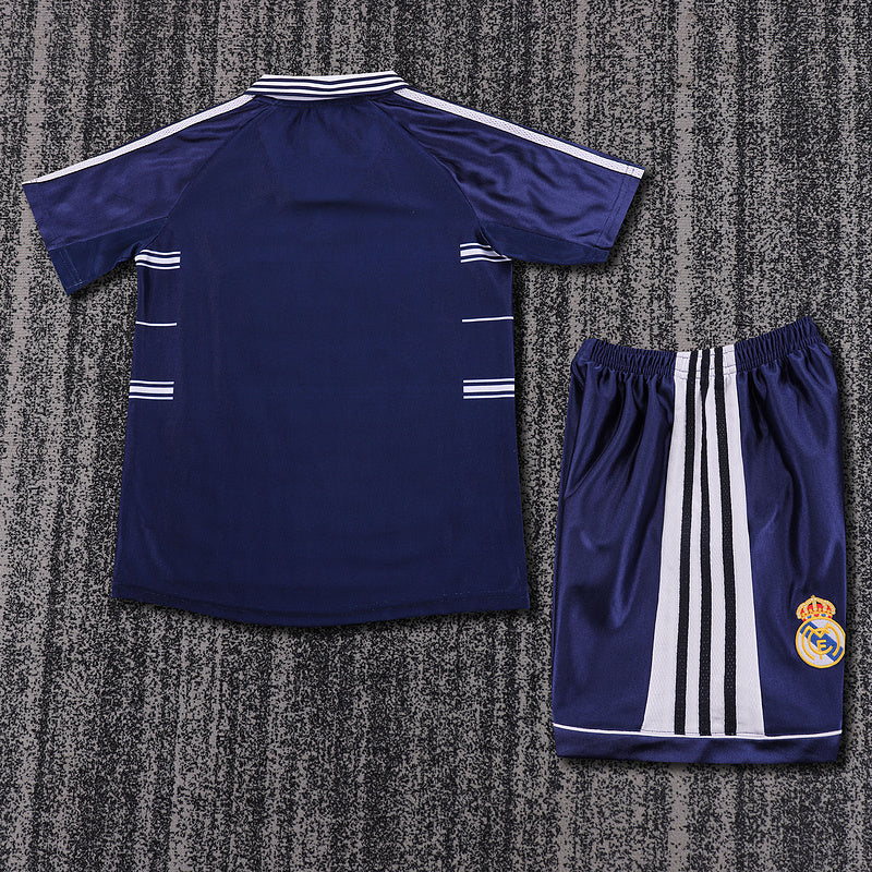 Real Madrid 1998-99 Retro - Away Kids Kit