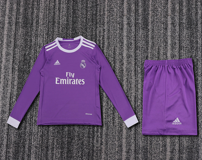 Real Madrid 2016-17 Retro - Away Kids Kit