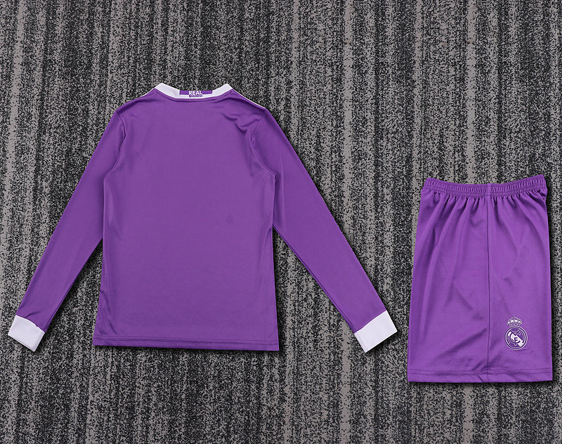 Real Madrid 2016-17 Retro - Away Kids Kit