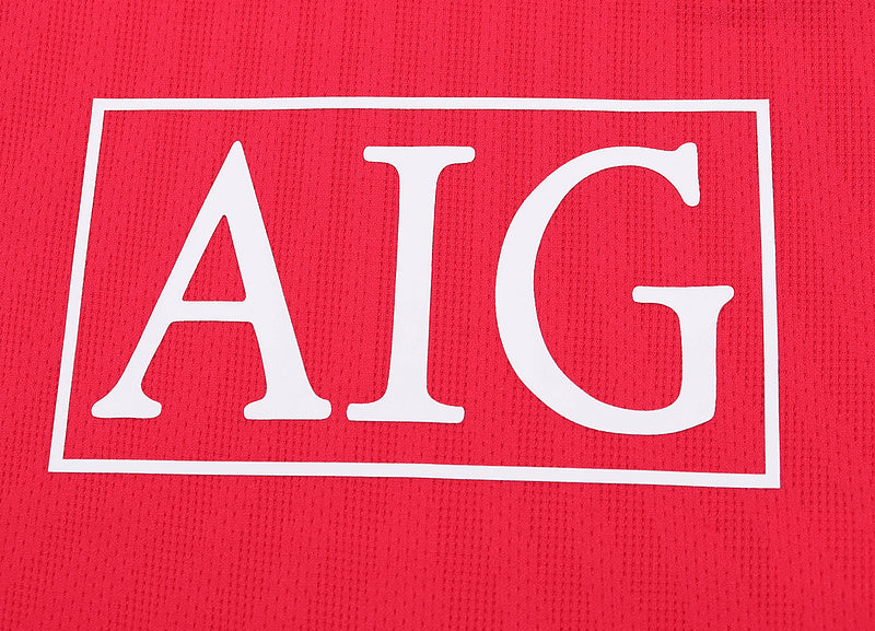 Manchester United 2007-08 Retro - Home Kids Kit