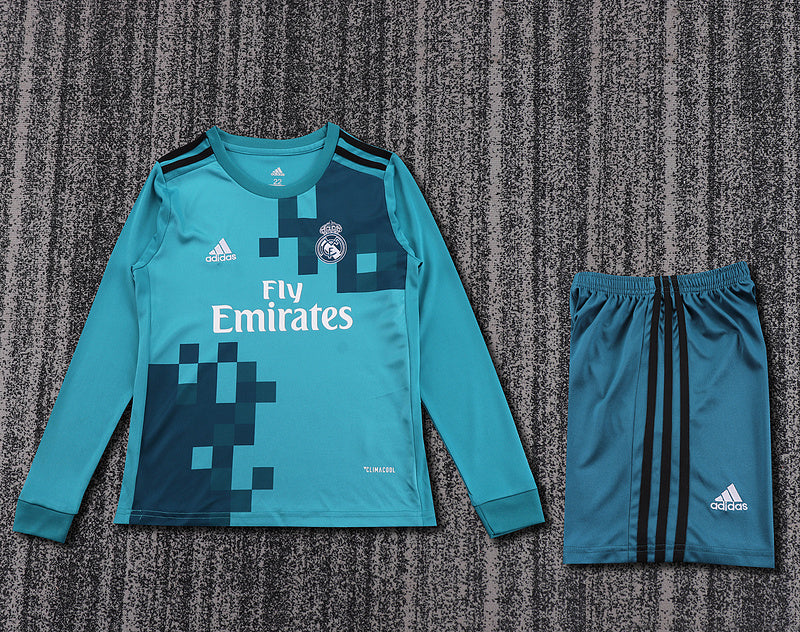 Real Madrid 2017-18 Retro - Third Kids Kit