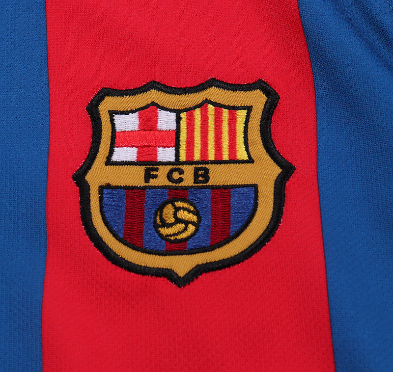 Barcelona 2004-05 Retro - Home Kids Kit