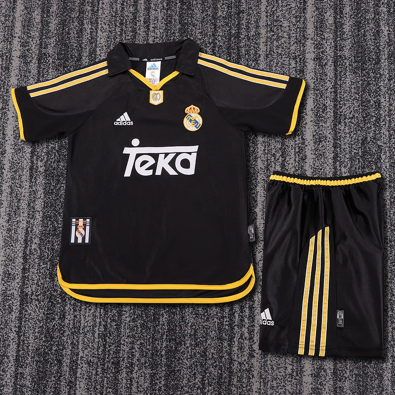 Real Madrid 1999-01 Retro - Away Kids Kit